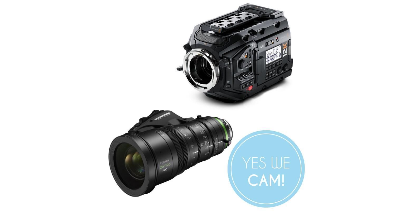 Blackmagic URSA Mini Pro 12K + Fujinon XK6x20-SAM Objektiv Bundle