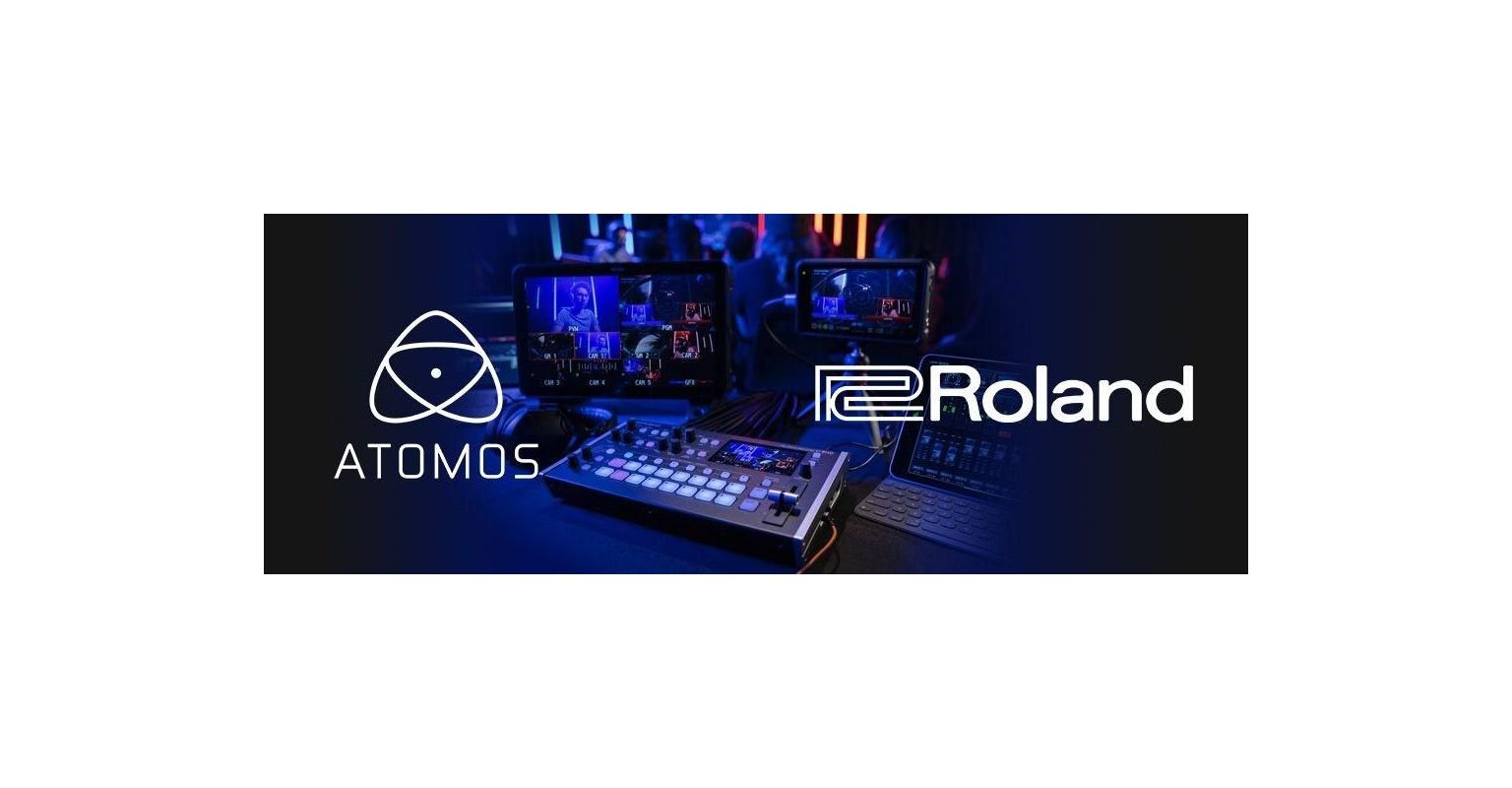 Die Zusammenarbeit von Atomos und Roland optimiert das Live-Streaming von Multikamera-Inhalten!