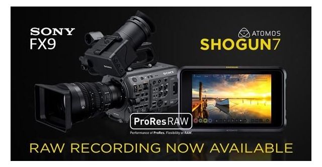RAW Recording für Atomos Shogun 7
