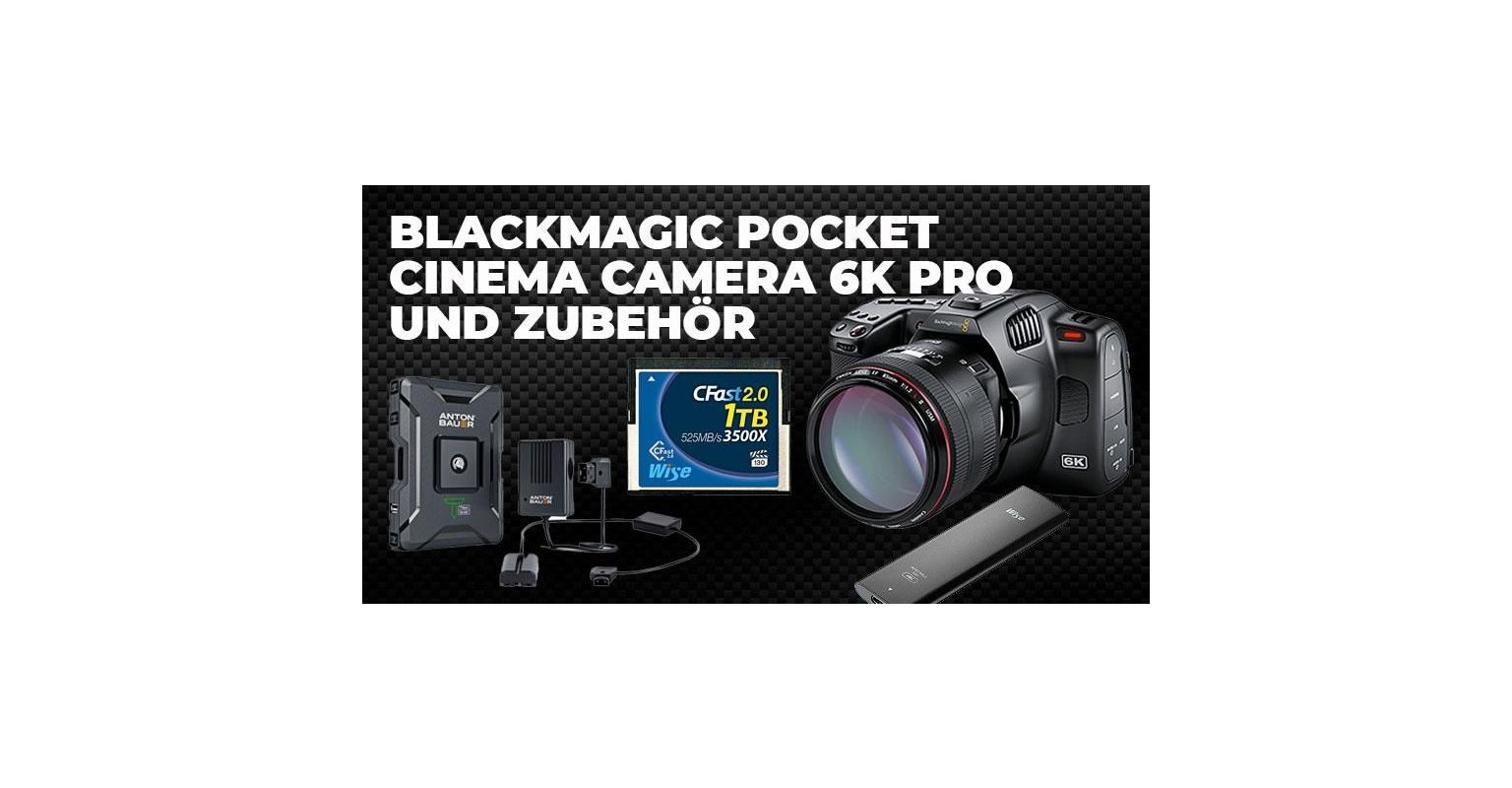 Blackmagic Pocket Cinema Camera 6K Pro und Zubehör