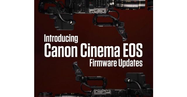 Firmware-Updates für Canon C500 MKII, C300 MKIII und EOS C70