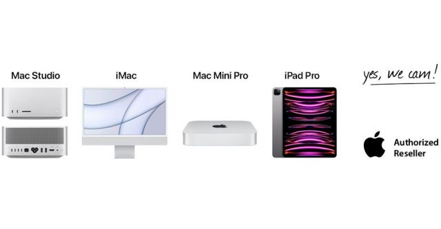 TONEART ist "Authorized Apple Reseller"