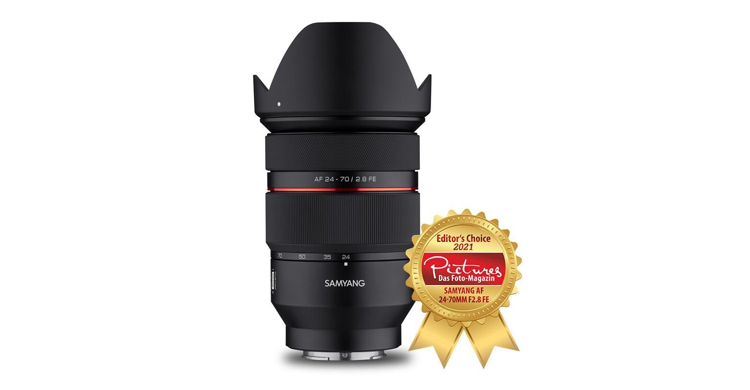 Samyang AF 24-70mm F2,8 FE wurde zur „Editor‘s Choice 2021“ gekürt!