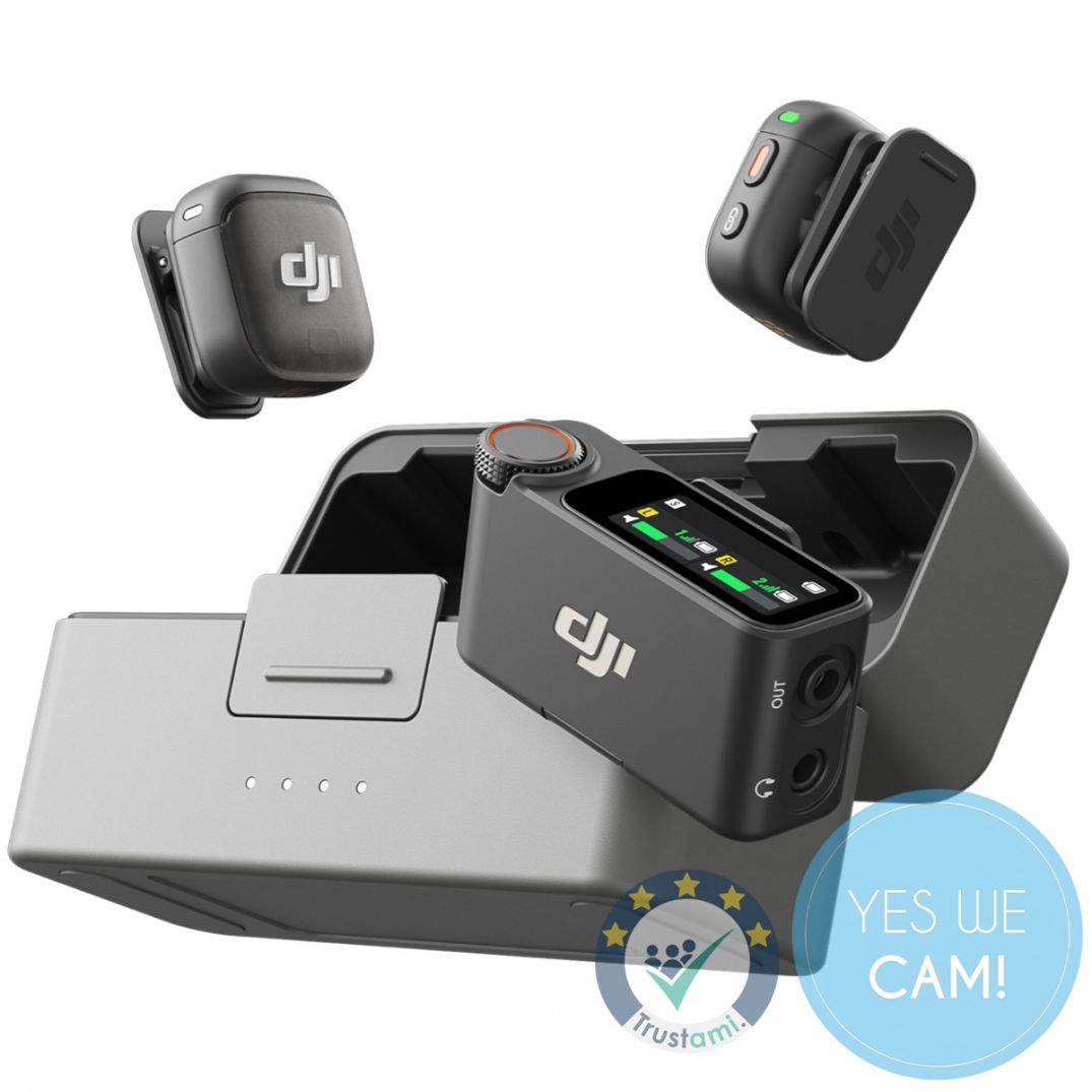 DJI kabelloses Mikrofonsystem für professionelle Audioaufnahmen
