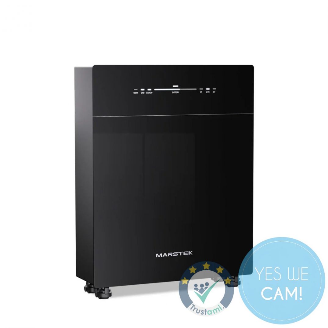 Marstek Energiespeicher Venus C im geschützten Außenbereich mit IP65-Gehaeuse