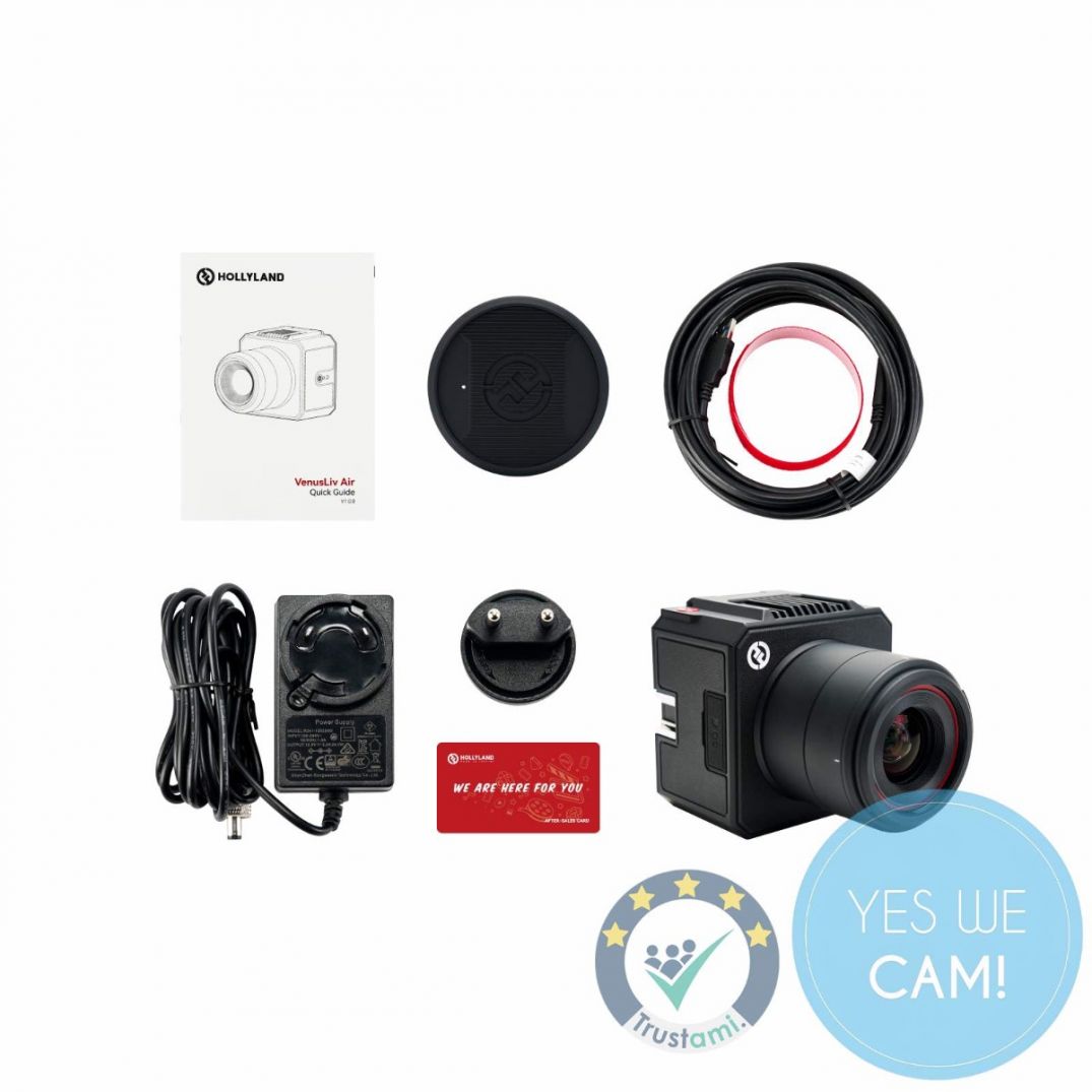 Hollyland VenusLiv Air mit komplettem Lieferumfang inklusive Zubehör
