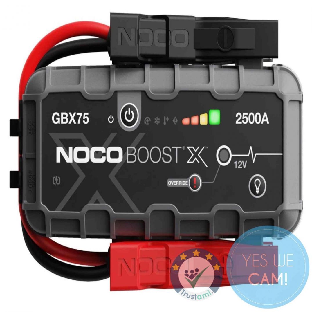 NOCO GBX75 Boost X 12V 2500A Jump Starter Powerbank für Auto, SUV, Transporter, Boot und Wohnmobil