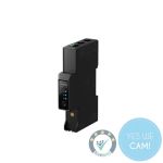 Anker SOLIX Smart Meter Gen 2 in seitlicher Perspektive mit Statusanzeigen und Anschlüssen