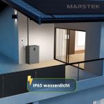 Marstek Jupiter C Plus im Vergleich zu Erweiterungsakku - Größenverhältnis sichtbar