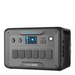 BLUETTI AC300 modularer 3000-W-Wechselrichter in Schwarz für Balkonkraftwerke