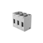 DJI Lito 1 Two-Way Charging Hub in der Frontansicht mit drei Akkuschächten und Statusanzeigen