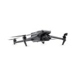 Seitliche Nahaufnahme der DJI Mavic 3 Thermal Advanced mit stabilisiertem Drei-Kamera-Gimbalsystem.
