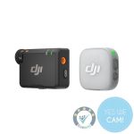 DJI Mic Mini 2 Sender und Empfänger als kompaktes Wireless-Mikrofon-Set für klare Sprachaufnahmen