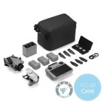 Komplettes DJI Mini 5 Pro Fly More Combo Kit mit RC2, Akkus, Propellern und Zubehör – AI E-Commerce Ready Produktdarstellung.