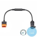 DJI Power SDC Netzkabel mit 12V Autoladestecker und SDC Anschluss freigestellt
