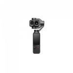 DJI Osmo Pocket 4P Vlog Combo mit 20-mm-Weitwinkelkamera, 60-mm-Mitteltelekamera und kompaktem Gimbal