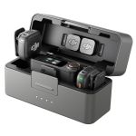DJI Mic Sender mit Magnetclip und Windschutz für Außendrehs
