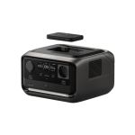 EcoFlow Delta Mini Powerstation mit abnehmbarem Zusatzmodul oberhalb des Geräts