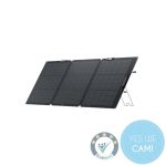 EcoFlow NextGen 160 W Solarpanel Vorderansicht mit monokristallinen Solarzellen