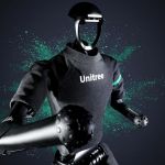 Autonomer Humanoid Roboter mit Intel Prozessoren und Hochvolt-Batterie