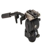 Frontansicht des LIBEC H25 Fluidkopfs mit Perfect-Balance-System und Einstellreglern