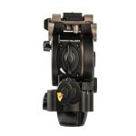 Detailansicht der Anschlussgewinde am LIBEC H45 Fluidkopf des HS-450Q