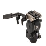 Frontdetail des LIBEC H45 Fluidkopfs mit Perfect Balance System für das HS-450Q