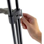 Detailansicht der Quick-Lock-Bedienung am QL40B Stativ des LIBEC HS-450Q