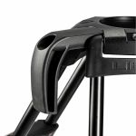 Frontansicht der 75-mm-Bowl-Aufnahme am Libec QL40B Aluminium-Stativ
