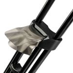 bere Aufnahme des LIBEC QL40B Stativs mit 75-mm-Schale und Befestigungspunkten