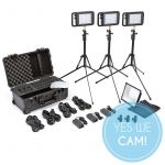 Litepanels Lykos+ Bi-Color Flight Kit Set