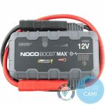 NOCO GB250 tragbares 12V Lithium-Starthilfegerät mit 5.250 A Spitzenstrom in Frontansicht