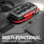 NOCO GB251 als multifunktionaler 24V Jump Starter mit USB-Powerbank und 600-Lumen-LED-Arbeitslicht