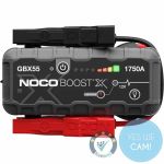 NOCO GBX55 Boost X 12V 1750A Jump Starter Powerbank mit integrierten Batterieklemmen und LED-Anzeige