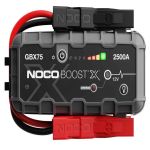 NOCO GBX75 Boost X in Frontansicht mit kompaktem Gehäuse und integrierten Bedienelementen