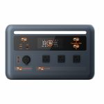 Oscal PowerMax 1800 tragbare 230V Power Station mit integriertem Transportgriff, Seitenansicht