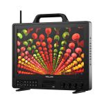 SmallHD OLED 16 4K OLED Produktionsmonitor in Frontansicht mit aktivem Display