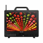 SmallHD OLED 16 Referenzmonitor frontal mit farbstarkem OLED-Bild, PageOS-Bedienoberfläche und vier Multifunktions-Drehreglern