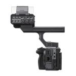 Sony FX5 Cinema-Kamera mit XLR-Handgriff und seitlichen Anschlüssen
