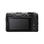 Rückansicht der Sony FX5 Cinema-Kamera mit LCD-Touchscreen