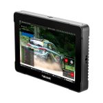 Teradek Prism JetPack 7-Zoll-Touchmonitor in rechter Dreiviertelansicht mit Streaming-Bedienoberfläche