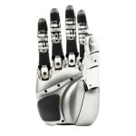 Unitree H1 Greifhand Seitenansicht mit sichtbarer Fingerstruktur