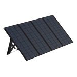 Zendure 400W Portable Solar Panel aufgeklappt mit integrierten Standfüßen in schräger Frontansicht
