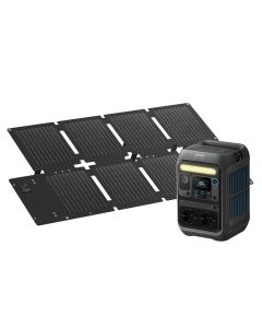 ANKER SOLIX C300X DC Powerstation in Frontansicht für mobile Stromversorgung