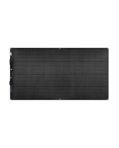 Flexibles 200W Solarmodul von DJI LINKSOLAR mit schwarzer Oberfläche und Montageösen