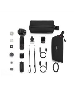 DJI Osmo Pocket 4P Vlog Combo mit Kamera, Mikrofon, Taschen und Zubehör