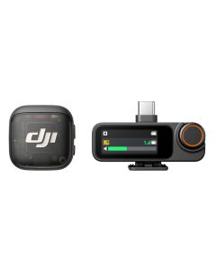 DJI Mic 3 kompakter Sender mit Magnetclip und Windschutz für Interviews
