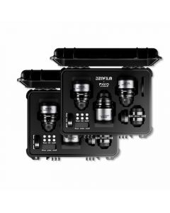 DZOFILM Pavo 2x Anamorphic 6-Lens Kit 28/32/40/55/75/100mm T2.1/T2.4 für PL/EF Mount S35 metric - Blue Coating Objektive