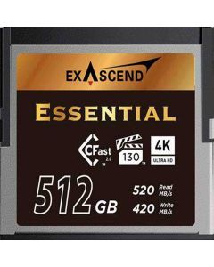Exascend Cinema CFast 512GB Speicherkarte für professionelle 4K-Videoaufnahmen