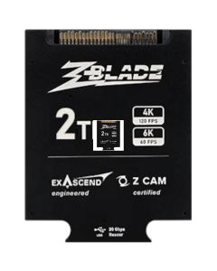Exascend ZBlade 2TB Cinema SSD Speicherlösung für Z CAM Kameras